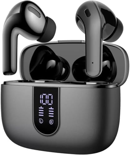 TAGRY Wireless Earbuds – Premium Bluetooth Sports Headphones with 60-Hour Battery Life, IPX7 Waterproof Protection, Ergonomic Comfort Fit, and Superior Sound Quality for Active Lifestyles and Everyday Use