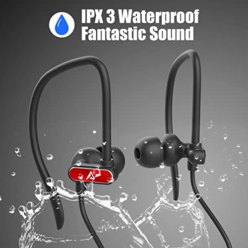 Premium Lightning Earbuds with Secure Ear-Hook Design for i Phone 14/13/12/11 Pro Max/X/XS Max/XR – MFi Certified Sports Earphones in Elegant Rose Gold with Built-in Mic for Hands-Free Calls and Rapid Charging