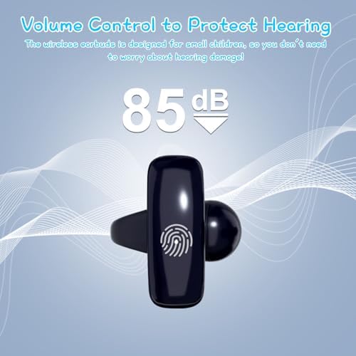 BANIGIPA Kids Bluetooth 5.4 Open Ear True Wireless Earbuds – Ultra-Lightweight Headphones with Safe 85 d B Volume Control for Young Listeners – Perfectly Designed for School, Travel & Clear Communication with Built-in Mic