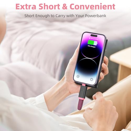 Multi Keychain Charging Cable Travel Portable Charger Cable Magnetic 4 in 1 USB C Cable Compatible with IP 15/15 Pro/ 15 Plus/ 15 Pro Max/MacBook/Galaxy (Lava Black) – Enhanced Compatibility and Speed