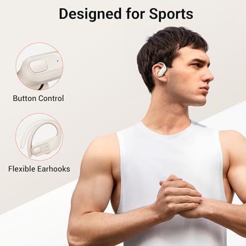 Unleash Your Workout Potential with Occiam Sport Wireless Earbuds – 96 Hours of Uninterrupted Playtime, Ergonomic Design for Ultimate Comfort, Exceptional Sound Quality, and Wide Compatibility – Perfect for Gym Sessions, Running, and Everyday Use – Striking Sky Blue Aesthetic