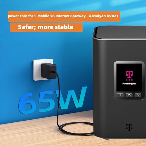 Rapid Charge High-Efficiency Power Adapter for T-Mobile 5 G Internet Gateway – Arcadyan KVD21 Charger with Advanced Safety Mechanisms for Uninterrupted Streaming and Browsing Experience Elevate your connectivity with this specialized Arcadyan KVD21 charger, engineered to maximize the performance of your T-Mobile 5 G Internet Gateway. Benefit from ultra-quick charging technology that ensures minimal downtime, allowing seamless access to your favorite online content. This lightweight and portable power adapter is designed for effortless mobility, making it the perfect travel companion. With robust construction for enhanced durability and built-in safety features such as over-voltage protection, you can enjoy worry-free operation. Upgrade to this high-performance power solution to guarantee reliable and consistent connectivity whether at home or on the go. Experience the ultimate in internet efficiency and never compromise on your online activities again. Ideal for tech-savvy consumers seeking dependable power for their devices, this charger is your gateway to a superior internet experience.