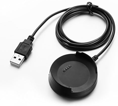 Efficient Fit Turn Charger for ZTE Quartz Smartwatch – 3.3 ft USB Charging Cable in Sleek Black – Fast Charging, Enhanced Compatibility & Durable Design for Ultimate Convenience and Performance