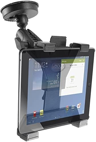 Ultimate Adjustable Tablet Mount with Suction Cup Base – Compatible with 7″-10″ i Pad, Samsung Galaxy Tab & Google Nexus – Perfect for Windshield, Dashboard & Desk Use – Reliable, Sturdy, and Hands-Free Solution for Commuters & Professionals – Enhance Your Mobile Experience with Effortless Installation and Optimal Viewing Angles