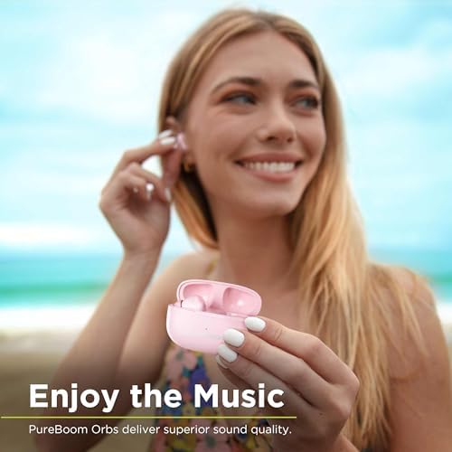 Experience Superior Sound with Pure Gear Pure Boom Wireless Earbuds – Touch Control In-Ear Headphones for i Phone, Android, and More – Ultimate Comfort and Seamless Connectivity for Music Lovers and Professionals