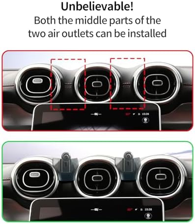 Premium Wireless Charging Car Phone Holder for Mercedes Benz GLC & C Class (2022-2025) – 360° Adjustable Mount with Mag Safe Compatibility – Stylish & Safe Navigation Solution for the Modern Driver