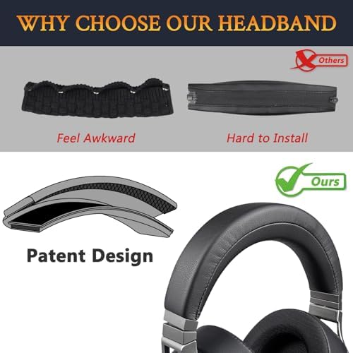 Revolutionize Your Gaming Comfort with SOULWIT Protein Leather Headband Cover for Corsair Virtuoso RGB Wireless XT SE – Stylish White & Grey Design for Enhanced Cushioning and Durability – Easy Installation Replacement Pad for Ultimate Headset Performance and Aesthetic Upgrade