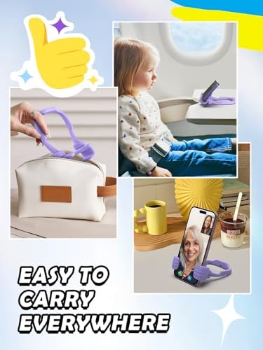 Cell Phone Holder Thumbs Up Lazy Phone Stand: 3 Pack Graduation Gifts for Teen Boys Him Kids 2025 Phone Stand for Desk Back to School Supplies Gifts for Men Birthday Funny Cool Gadgets Stuff Ideas – Enhanced Compatibility and Speed