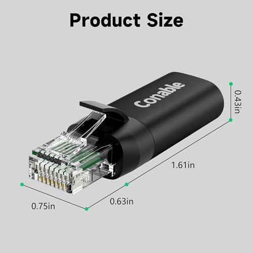 2-in-1 USB 3.1 C Cable 6 FT with Ethernet Adapter, Powerful 4-in-1 Cable, Supports 1Gbps Internet Transmission, 4K@60Hz Video Output, 100W Fast Charging and 10Gbps Data Transfer, Essential for Travel – Enhanced Compatibility and Speed