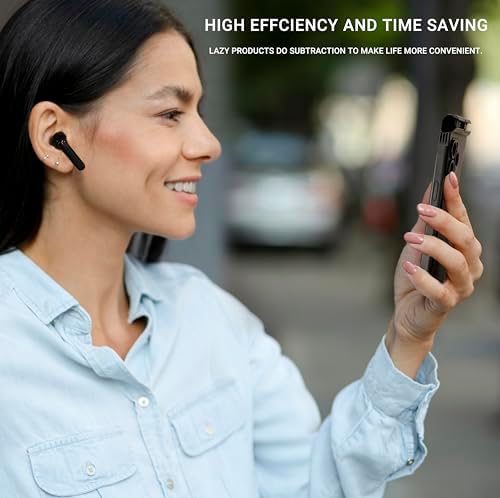 MATIS Bluetooth 5.3 Wireless Earbuds – Ultra-Light IPX5 Waterproof In-Ear Headphones with Built-in Microphone for Superior Call Clarity, Extended Connectivity Range, and Unparalleled Comfort – Ideal for Active Lifestyles and High-Fidelity Sound with i Phone 15 Pro Max Compatibility