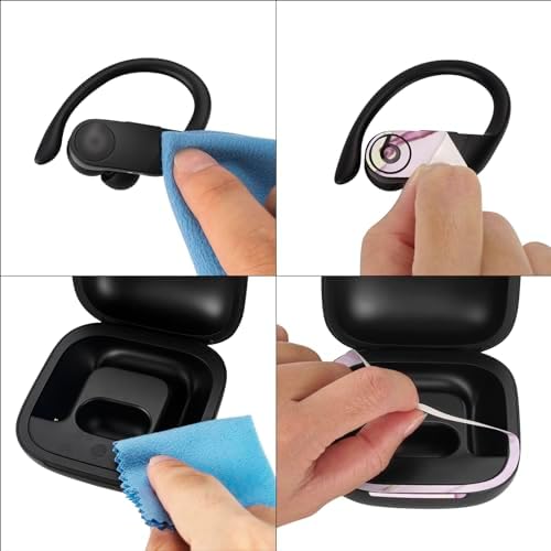 Customizable Geekria Earbuds Sticker for Beats Powerbeats Pro – Stylish Scratch-Resistant Decal for Enhanced Fit and Aesthetic Appeal, Easy Application, Multiple Colors Available for Personal Expression