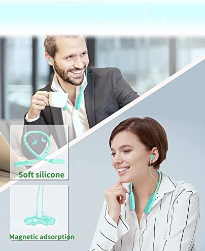 I35 Bluetooth Wireless Earbuds – 120 Hours Playtime, IPX5 Waterproof Neckband, Magnetic Suction Design, Skin-Friendly Comfort for Active Lifestyles, Enhanced Device Compatibility