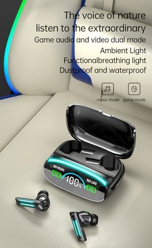 Revolutionary Waterproof True Wireless Earbuds – Bluetooth 5.3 In-Ear Headphones with Touch Control, Built-in Mic, and LED Power Display – Model 32 for Ultimate Connectivity and Sound Quality in Any Environment
