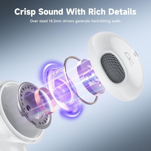 Ultimate Hi-Fi USB C Earbuds for i Phone & Samsung Galaxy – Premium Wired Headphones with Built-in Microphone, On-the-Go Volume Control, and Universal Compatibility for i Pad & Google Pixel – Durable Design for Audiophiles and Professionals Seeking Superior Sound Quality and Comfort