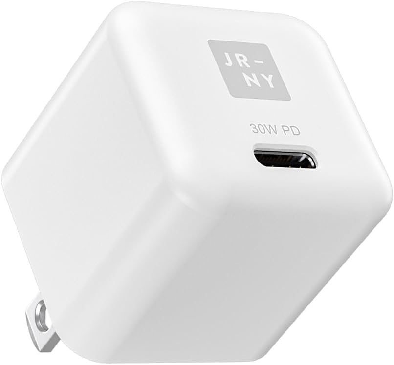 Compact 30 W USB-C Fast Charger Block with Ga N II Technology – Universal Mini Wall Adapter for Quick Power Delivery to All USB-C Devices (Cable Not Included) – Ideal for Travel and Everyday Use