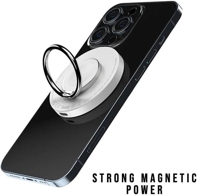 Ultimate 5-in-1 Magnetic Wireless Charging Station for i Phone 16/15/14/13/12, Air Pods Pro & All Apple Watch Series – 15 W Fast Qi-Certified Charger with Integrated Stand and Ring Holder for Effortless Power Management and Sleek Design
