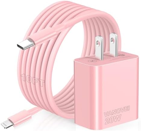 Rapid Charge Power Duo: 6 FT USB-C Wall Charger & Cables for i Phone 16, 15, Pro Max, i Pad Pro, Samsung S23 & Android – Unmatched Speed & Universal Compatibility for All Devices – Perfect for Home & Travel Use