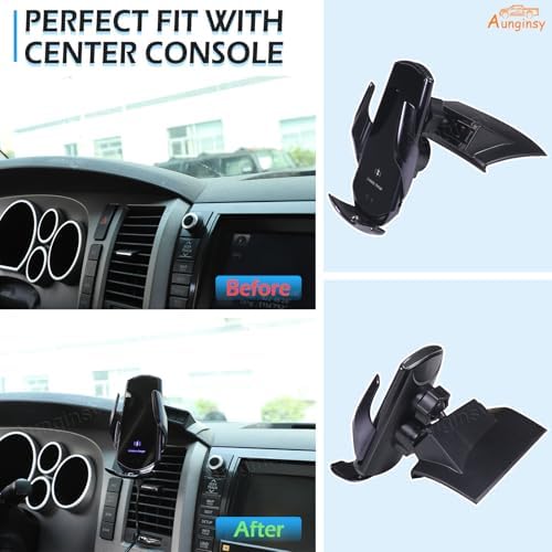 Transform Your Driving Experience with the Ultimate Car Phone Mount for Toyota Tundra & Sequoia (2007-2013) – Secure Dash Clip Holder for All Smartphones, Enhanced Stability & 360-Degree Rotation for Safe Navigation, Effortless Installation, and Sleek Design for Modern Interiors – Elevate Functionality and Safety on Every Drive