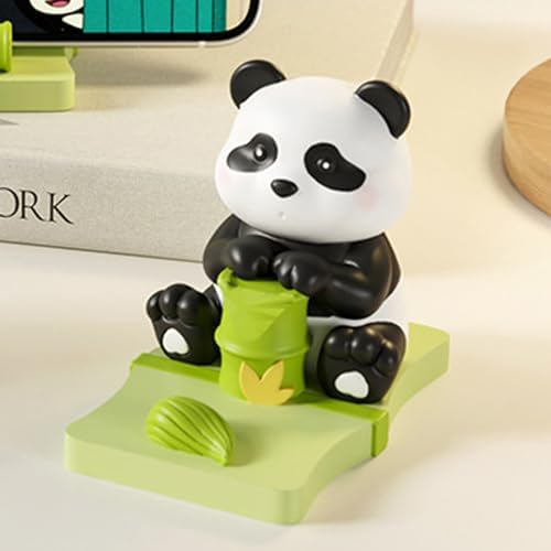 Ralcosuss Cute Panda Cell Phone Stand Smartphone Holder for Desk Resin Cartoon Animal Desk Accessories – Enhanced Compatibility and Speed
