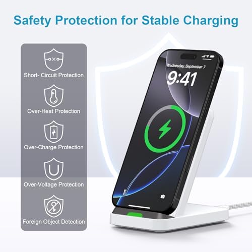 HOOTEK 2-Pack Multi-Port USB Wall Charger – 4.8 A Fast Charging Cube for i Phone and Samsung Galaxy Devices – Compact Travel Adapter with Enhanced Compatibility and Safety Features for Rapid Device Charging