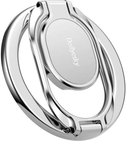 Revolutionary 3-in-1 Magnetic Phone Grip and Kickstand – Dual Adjustable Finger Ring Holder for Ultimate Compatibility with Mag Safe and Magnetic Car Mounts – Enhanced Grip and Stability for Hands-Free Use at Home, Gym, and Office – Premium Zinc Alloy Construction for Secure Attachment and Versatile Positioning – Multi-Angle Viewing with 360° Rotation and 280° Flip for Effortless Selfies and Streaming – Anti-Fall Design Supports Up to 4.5 lbs, Perfect for Daily Use on Any Magnetic Surface – Ideal for Multi-Tasking in Any Environment – Elevate Your Mobile Experience with this Innovative, Removable Grip Stand Solution