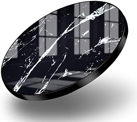 Omio Marble Wireless Fast Charging Pad – Luxurious Qi Charger for i Phone 16 Pro Max/15/14/13 & Galaxy Z Flip 6/Z Fold 6/S24 Ultra/S23 – Ultra-Fast Power Delivery with Sophisticated Marble Finish, Universal Compatibility for All Qi-Enabled Devices – Elevate Your Charging Experience Today