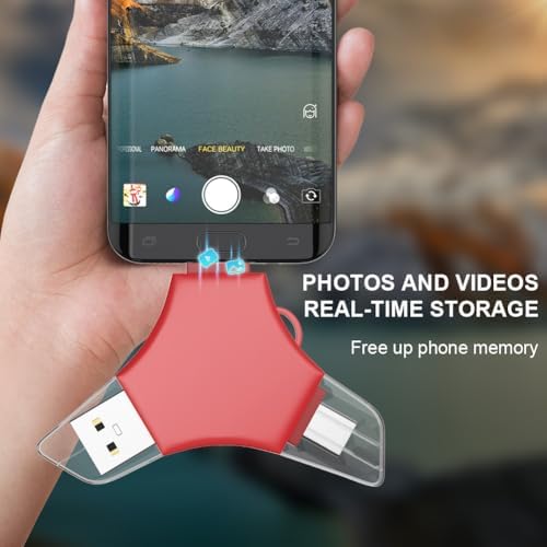 MFi Certified 128 GB USB 3.0 Flash Drive – 3-in-1 External Memory Stick for i Phone, i Pad, Android & PC – High-Speed Data Transfer for Photos, Videos & Backup – Ultimate Portable Storage Solution for Effortless Data Management and Secure File Sharing