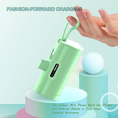 Compact 4800 m Ah Mini Power Bank Charger for USB-C and i Phone – Fast Charging, Direct Plugin Design for On-the-Go Power, Stylish White Color for All Users – Perfect for Students, Professionals, and Travelers