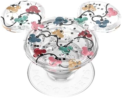 Disney Classic Mouse Pop Sockets Phone Grip with Versatile Kickstand – Ultimate Anti-Drop Phone Holder for One-Handed Use and Easy Style Switchability – Compatible with i Phone, Samsung, and Most Cases – Ideal for Wireless Charging and Everyday Convenience