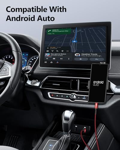 SUNGUY USB C Android Auto Cable 1FT[5Pack], 10Gbps USB C 3.1 Gen2 USB A to USB C Data Transfer Cable, 3A Fast Charging USB Type C Cord for iPhone 16 15 Pro/Pro Max/Plus, Samsung Galaxy S24, Pixel – Enhanced Compatibility and Speed