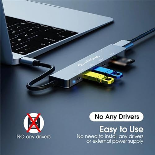 Ultimate 3-in-1 USB-C Hub HDMI Adapter for Mac Book Pro & Air – 100 W Power Delivery, High-Speed Data Transfer & Portable Design for Effortless Connectivity and Enhanced Productivity