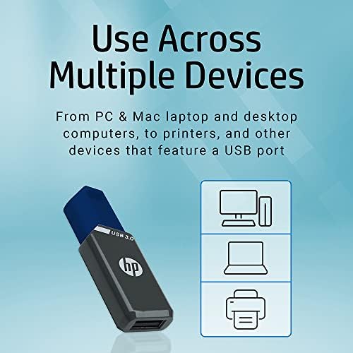 HP 256 GB x900 USB 3.0 Flash Drive – High-Speed Data Storage for PC & Mac, Compact & Durable Design, Effortless File Transfer Solution
