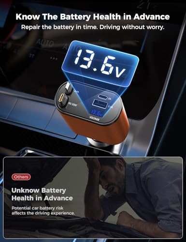 Introducing the SUPERONE 4-in-1 Retractable Fast Car Charger: Ultimate On-the-Go Charging Solution for i Phone, Galaxy & Pixel Devices – Featuring 2.6 ft Tangle-Free Cord, Enhanced USB C & Apple Compatibility, and Sleek Design for Effortless Portability. Experience lightning-fast charging to keep your devices powered during road trips or daily commutes, ensuring you’re always connected. This innovative retractable charger is engineered for maximum efficiency, accommodating a wide range of smartphones including i Phone 16, 15/15 Pro Max, 14, 13, 12, 11 and popular Galaxy and Pixel models. With its compact construction and high-quality materials, this charger not only enhances your charging experience but also withstands everyday wear and tear. Elevate your mobile charging with the SUPERONE car charger – where convenience meets cutting-edge technology for busy professionals and families on the move.