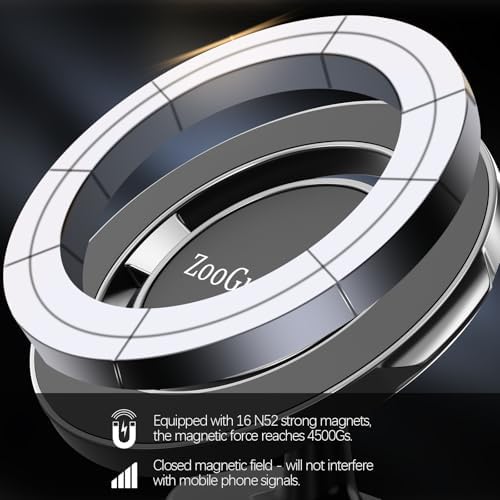 Revolutionary Mag Safe Car Phone Holder – 360° Rotatable Magnetic Mount with 20+ Super Strong Magnets for Unmatched Stability – Seamless Compatibility with i Phone 15/14/13/12 Pro Max/Plus/Mini – Effortless Adjustability & Tool-Free Installation for Any Smartphone