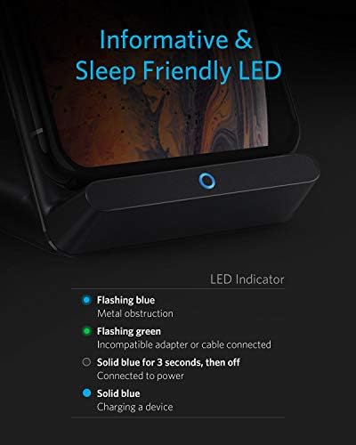 Anker 2-Pack 313 Qi-Certified Wireless Charging Stand – Fast Charge Your i Phone 16/15/14/13 & Galaxy S23/S22/S21 with Dual Device Convenience – Sleek, Non-Slip Design for Home or Office – Experience Hassle-Free Power Management with Reliable Performance and Cordless Freedom – Elevate Your Charging Setup Today