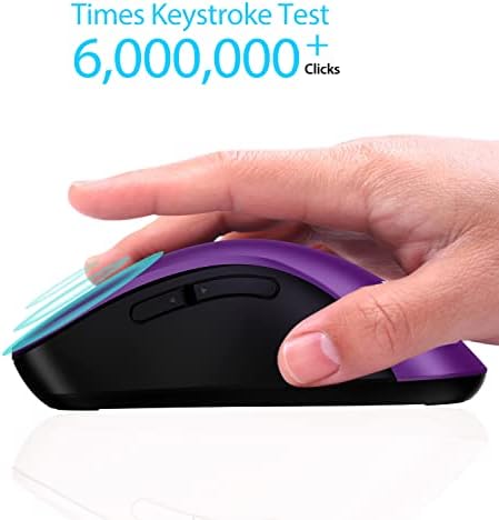Upgrade Your Workflow with the Memzuoix 2.4 G Wireless Mouse – Ergonomic and Portable 1400 DPI USB Mouse for Laptop, PC & Desktop | 5 Customizable Buttons for Ultimate Control | Ideal for Professionals and Casual Users Alike