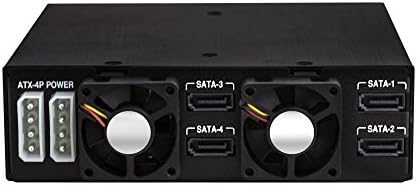 Kingwin Universal Hot Swap Mobile Rack for 2.5” & 3.5” SSD/HDD – Effortless Internal Tray-Less SATA Hard Drive Backplane Enclosure with 6 Gbps Support for SATA I/II/III & SAS I/II – Ultimate Flexibility and Enhanced Data Transfer Speed for Efficient Storage Management