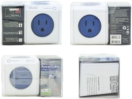 CILIA Power Cube Surge Protector with 4 AC Outlets & 2 High-Speed USB Ports – Compact Travel & Home Power Strip with Overload Protection for Ultimate Device Safety and Versatile Charging Solutions