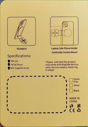 Revolutionize Your Work and Travel with the Cloud Valley Magnetic Phone Holder – Adjustable Tripod Mount for Mag Safe i Phones, Perfect for Laptops and Cars – Enhanced Stability with 1/4″ Screw & Metal Ring, Sleek Black Design for Effortless Connectivity and Multitasking Efficiency.