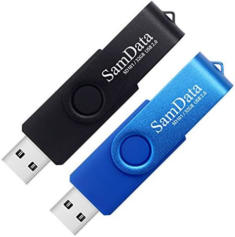 Maximize Your Storage with 128 GB USB Flash Drives 2 Pack – High-Speed Thumb Drives with LED Indicator for Effortless Data Backup and Transfer (Black) Ideal for Windows and Mac Compatibility