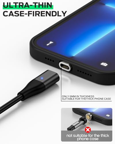 Revolutionary YKZ 3-in-1 Magnetic USB Charging Cable – Versatile PD 60 W Fast Charger for Type C, Micro USB & i-Devices – Durable Nylon Braided Design in 3.3 FT & 6.0 FT Lengths for Tangle-Free Convenience – Enhanced Charging Speed and Compatibility