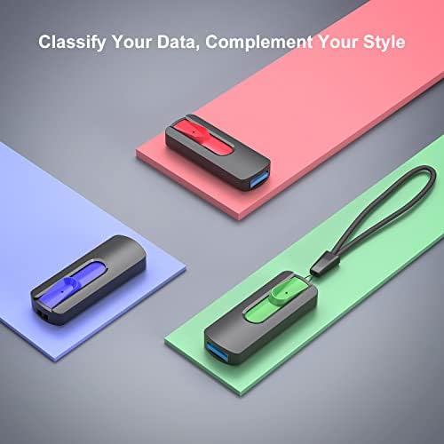 RAOYI 5-Pack 64 GB USB Flash Drives – High-Speed USB 2.0 Memory Sticks for Effortless Data Transfer and Storage – Portable Thumb Drives for PC and Laptop – Ideal for Organizing Photos, Documents, and Videos – Multi-Pack Convenience for Home and Office Use
