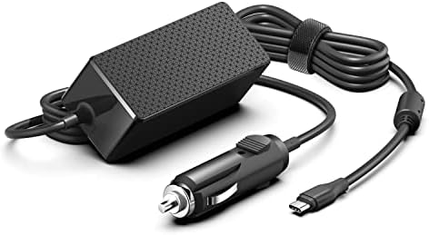 Ultimate HKY 100 W USB-C Car Charger for Laptops – Rapid Charging for Lenovo, Dell, Mac Book, HP & More – Travel-Friendly DC Adapter for All USB-C Devices – Compact, Safe & Energy Efficient – Perfect for Cars, RVs, and Trucks – High-Speed Power Delivery for Ultimate Convenience – Compatible with Multiple Models Including Think Pad, XPS, and Chromebook – 8.53 ft Cord for Flexibility – Built-in Safety Features for Overcurrent & Overvoltage Protection – Your Go-To Car Charger for On-the-Go Power Needs
