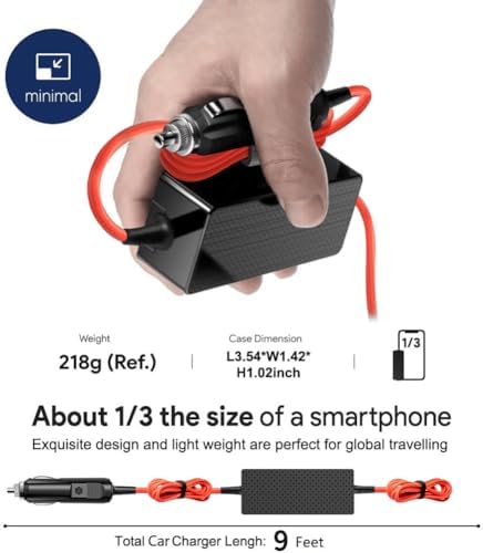 Ultimate 12 V-24 V Car Charger for JBL Party Box Speakers – 9 ft Durable DC Power Cable with Fast-Connect Cigarette Lighter Plug – Reliable Power Supply for Portable Bluetooth Sound Systems – Ideal for Road Trips, RVs, and Outdoor Gatherings
