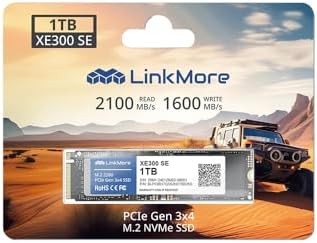 Elevate Your System Performance with Link More XE300 SE 256 GB PCIe Gen3 NVMe M.2 2280 Internal SSD – Lightning-Fast Read Speeds Up to 2100 MB/s and Write Speeds of 1500 MB/s for Unmatched Efficiency and Reliability in Data Storage Solutions