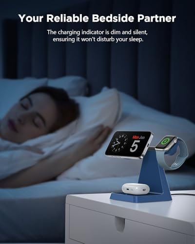 Revolutionize Your Charging Experience with the 3 in 1 Magnetic Wireless Charger – Fast, Compatible, and Space-Saving Solution for Smartphones, Smartwatches, and Earbuds