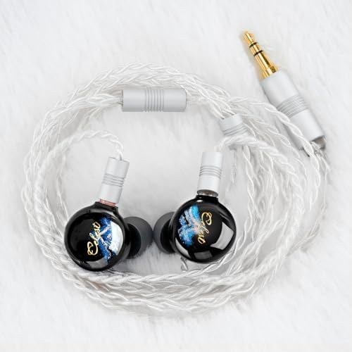 QOA Kinera Celest Premium Hi-Fi In-Ear Monitors – Superior SPD2.0 BA Driver Wired Earphones for Musicians, DJs & Sound Engineers, Durable Resin Construction with Customizable 2-Pin Detachable Cable in Striking Blue for Unmatched Comfort and Acoustic Precision