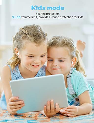 Charming Bluetooth Earbuds for Kids – Waterproof Noise-Cancelling In-Ear Headphones with Adorable Pig and Cat Designs – Comfortable Stereo Sound Perfect for Young Music Lovers and Learning – Durable, Easy-to-Clean Wireless Headset with Broad Device Compatibility – Engage Your Child’s Audio Experience with Fun and Functionality