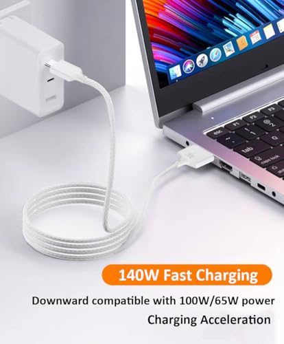 140W USB C to Magnetic 3 Charging Cable for MacBook Pro/Air (14/16/13/15-inch, 2023/2022/2024), 6.6FT – Enhanced Compatibility and Speed
