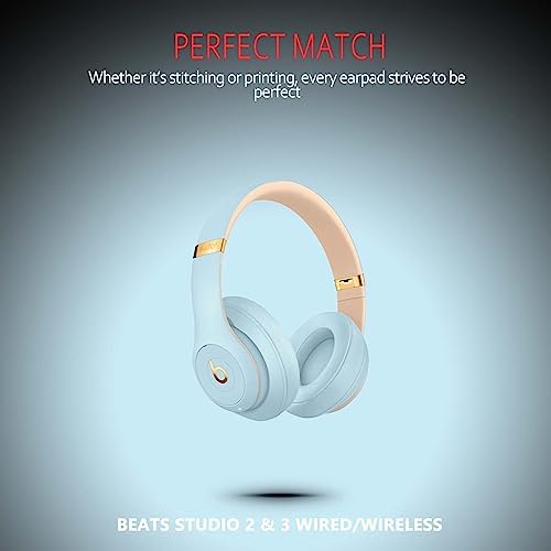 Upgrade Your Beats: Krone Kalpasmos Studio 3 & 2 Replacement Ear Pads – Soft Memory Foam Cushions for Ultimate Comfort and Noise Isolation in Vibrant Red – Perfect Fit for Wired & Wireless Models (B0501, B0500) – Enhance Sound Quality & Style Effortlessly